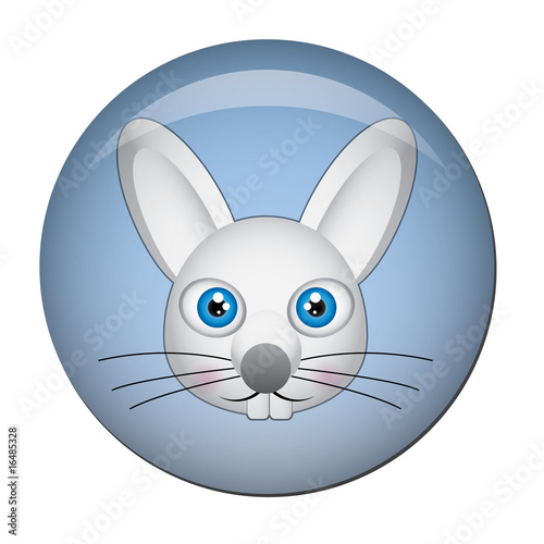Chapa cabeza de conejo