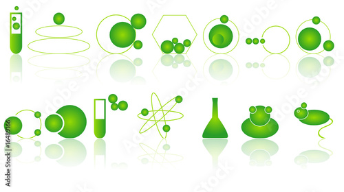 icônes recherche scientifique