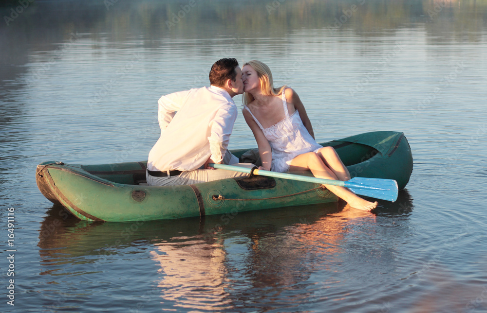 couple in boat