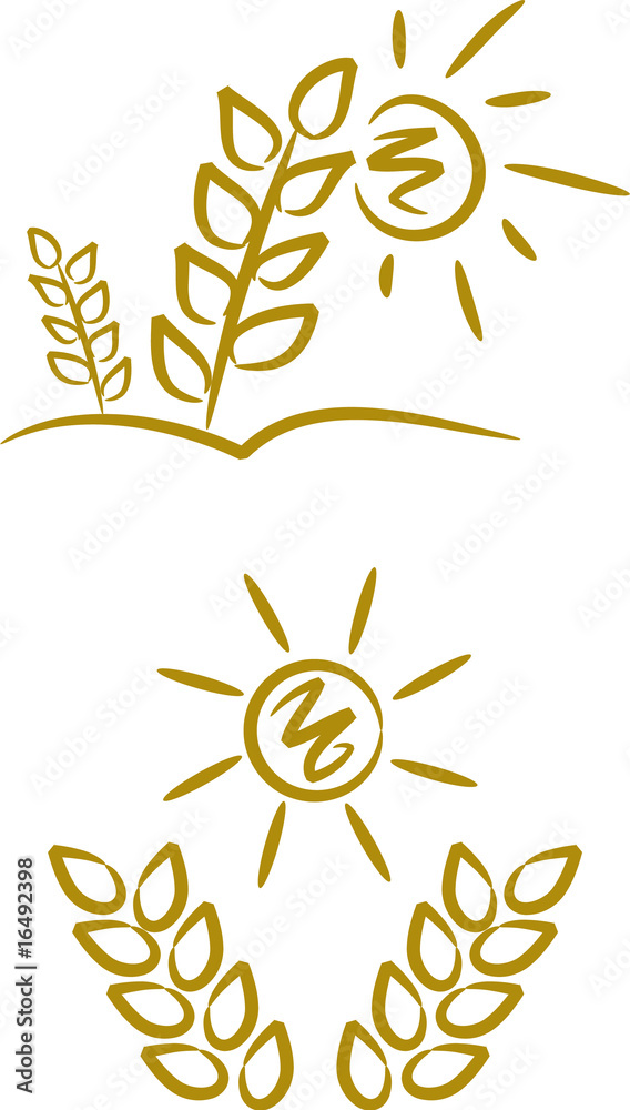 Icon/Symbol: Getreidefeld in der Sommersonne Icon/Symbol: Getreidefeld in der Sommersonne