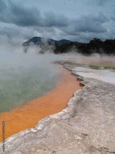 Champagne Pool in Wai-o-Tapu geothermal wonderland