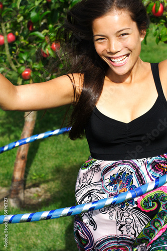 Hula hoop girl photo