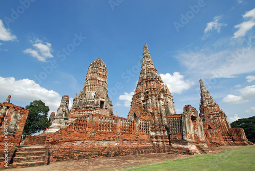 Buddhist stupa in Ayutthaya Thailand