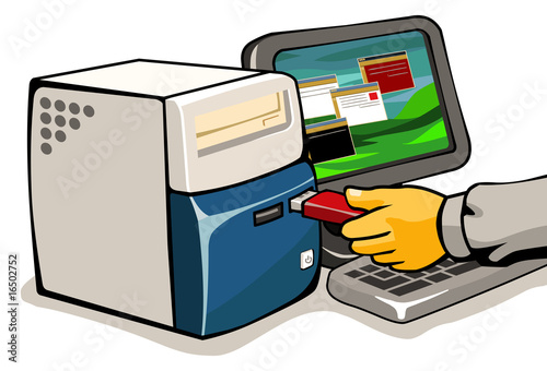 Infecting Virus with Flash drive