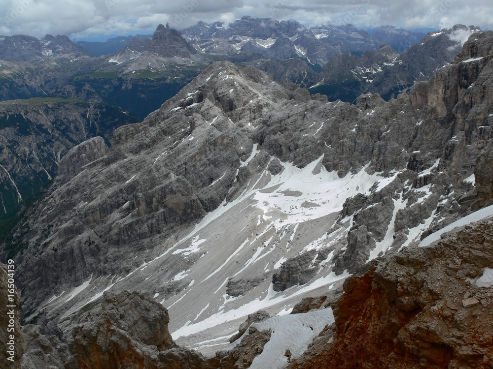 Panorama Monte Cristallo StockFoto Adobe Stock