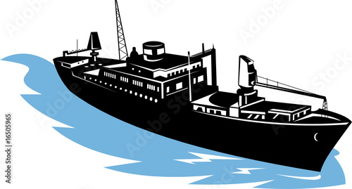 Freighter ship