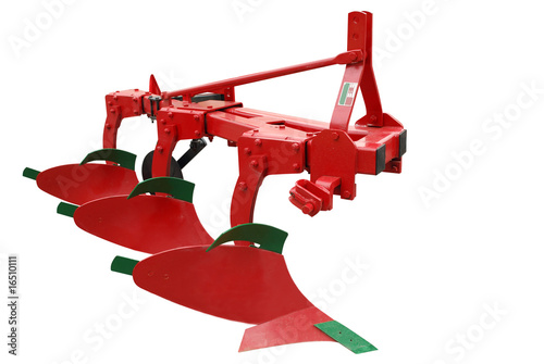 plow isolated photo