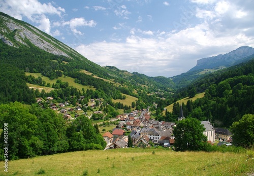 village de saint pierre d'entremont - alpes françaises