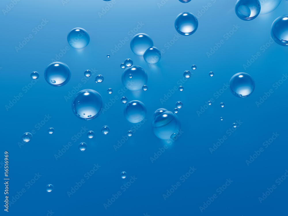 Bulle d'eau bleu Bulle d'eau bleu