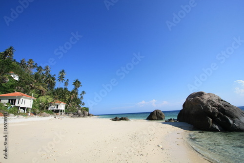 Beautiful beach on tropical island © -=|PYM|=-