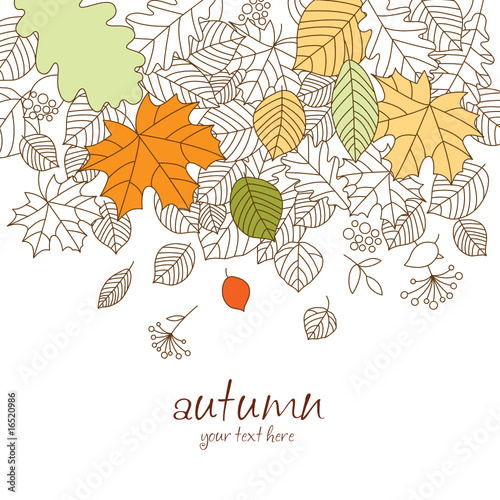 autumn card
