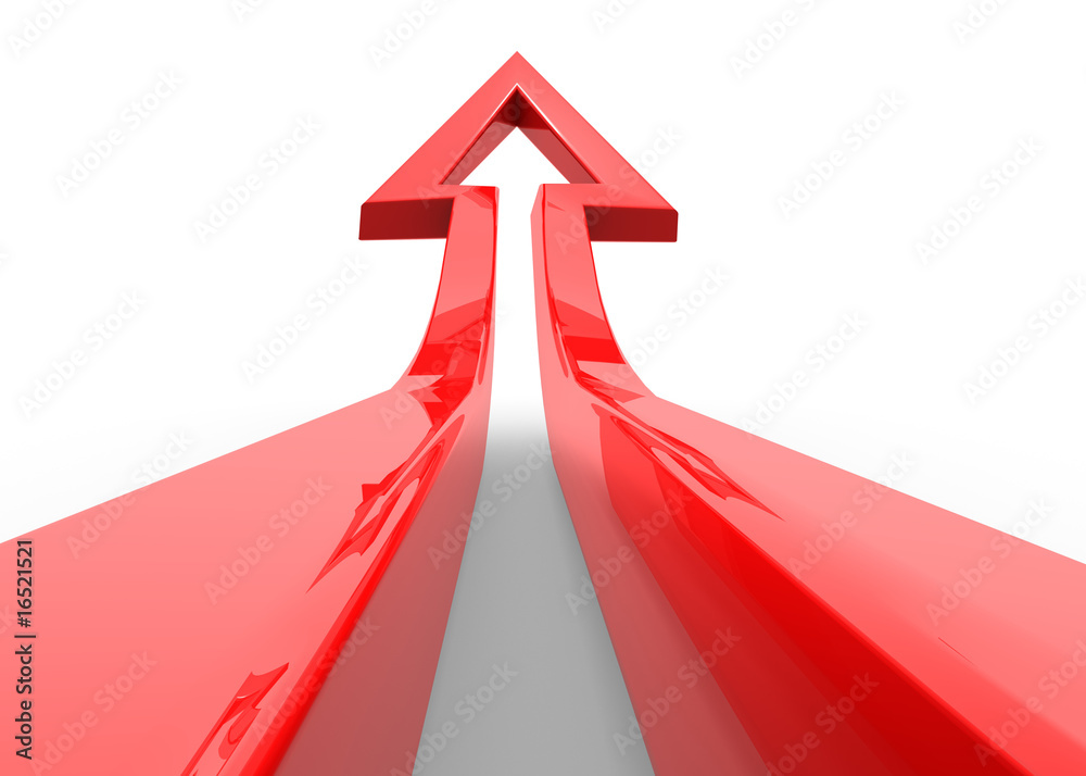 Flecha Roja Stock Illustration Adobe Stock