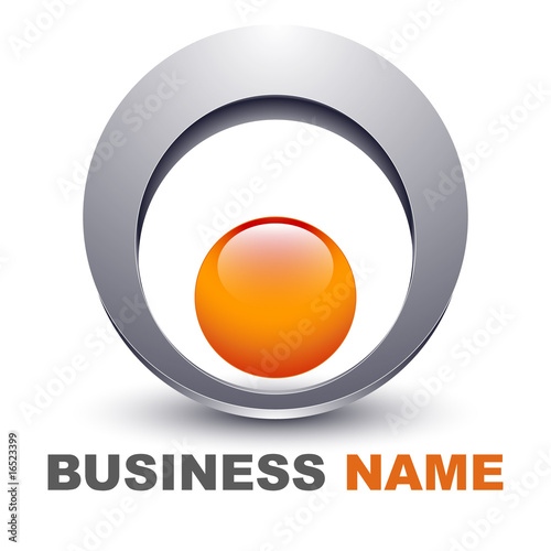 logo esfera naranja