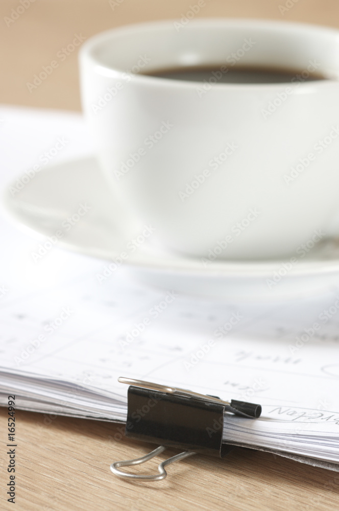 Paper and coffee Paper and coffee