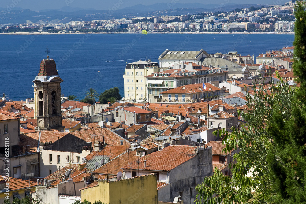 Panorama der Altstadt von Nizza