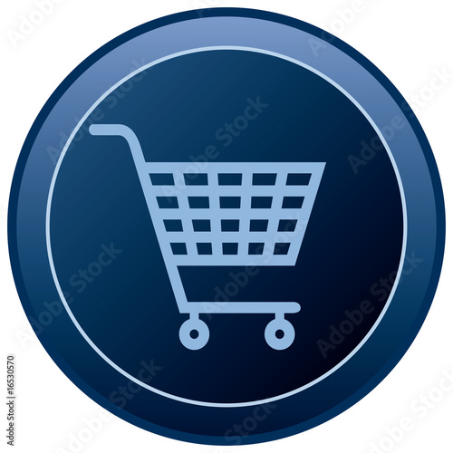 Basket Icon in Blue