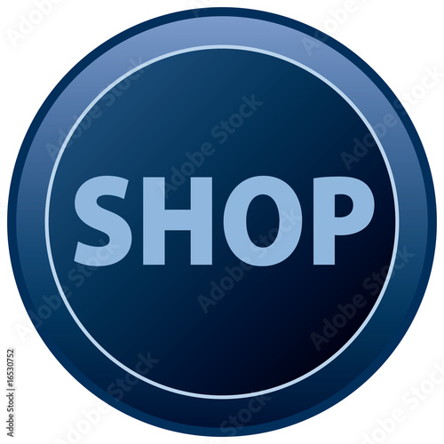 Shop Icon in Blue