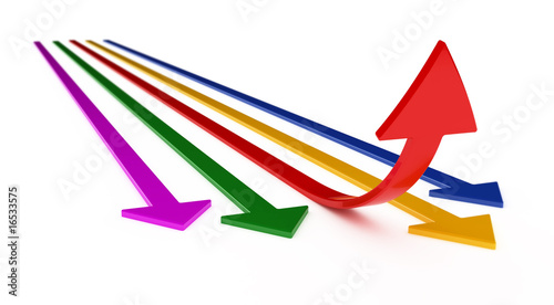 rising arrow