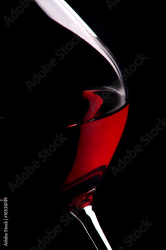 GLASS OF RED WINE #16536149