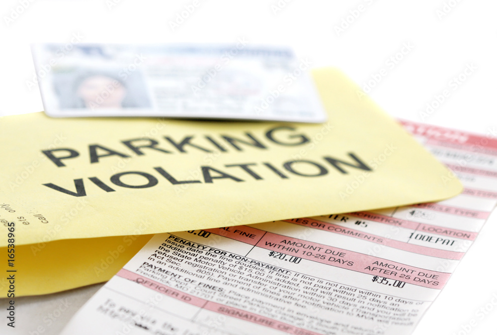 Obraz premium Parking ticket