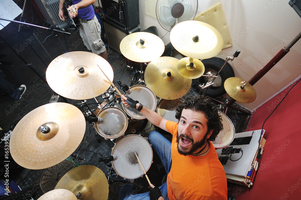 Fototapeta premium drum music player