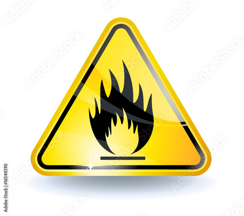 Flammable sign