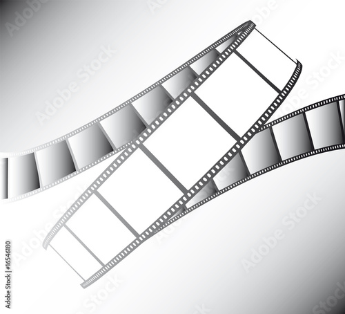 vector movie/photo film - illustration on gradient background