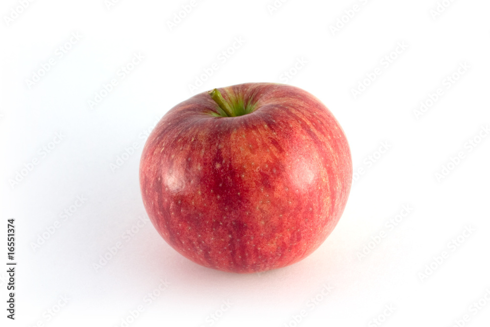 red apple isolated