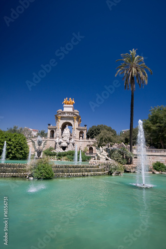 Fountain, park Ciutadel in Barcelona