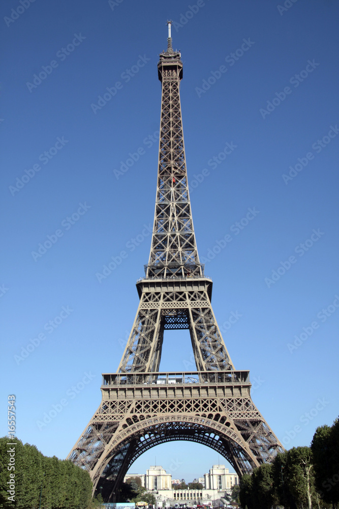 Tour Eiffel, vue générale, Paris