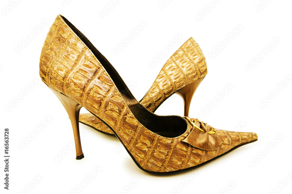 Obraz premium Woman shoes isolated on the white background