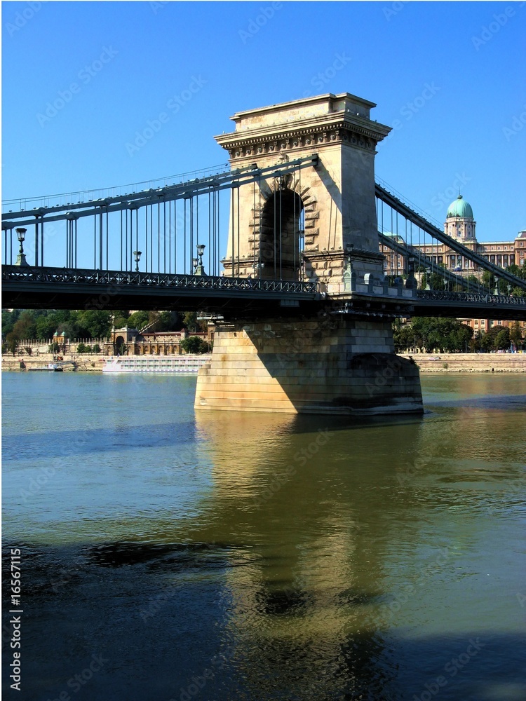 Fototapeta premium Chain Bridge, Budapest, Hungary