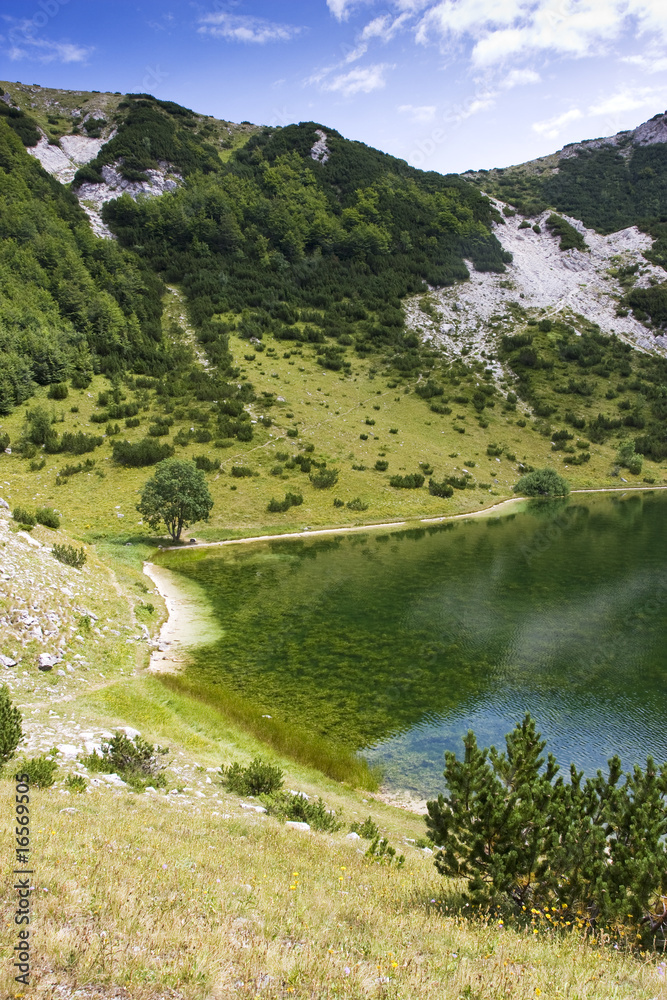 Satorsko lake - in the western regions of Bosnia