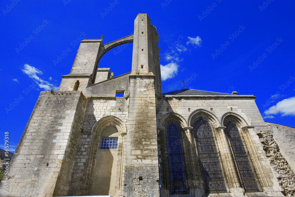 france,charente maritime,saint jean d'angely : abbaye 9°