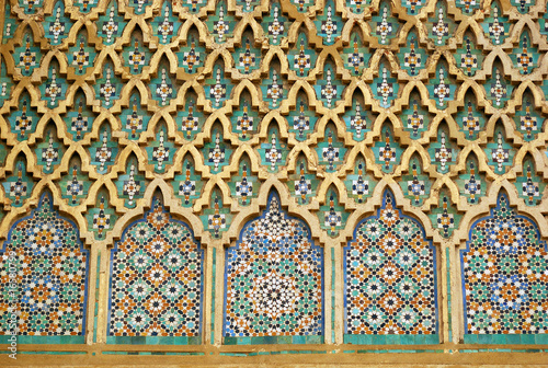 Detail of Bab el-Mansour, Meknes, Morocco