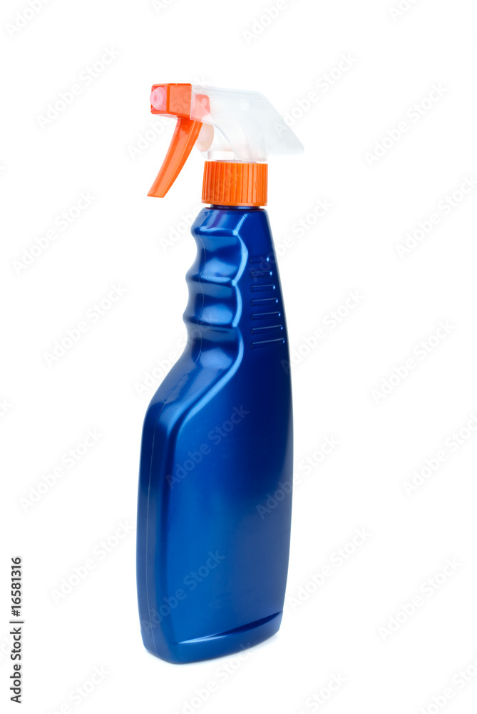 Blue bootle with sprayer Blue bootle with sprayer