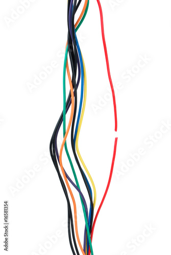 Cable with red wire broken