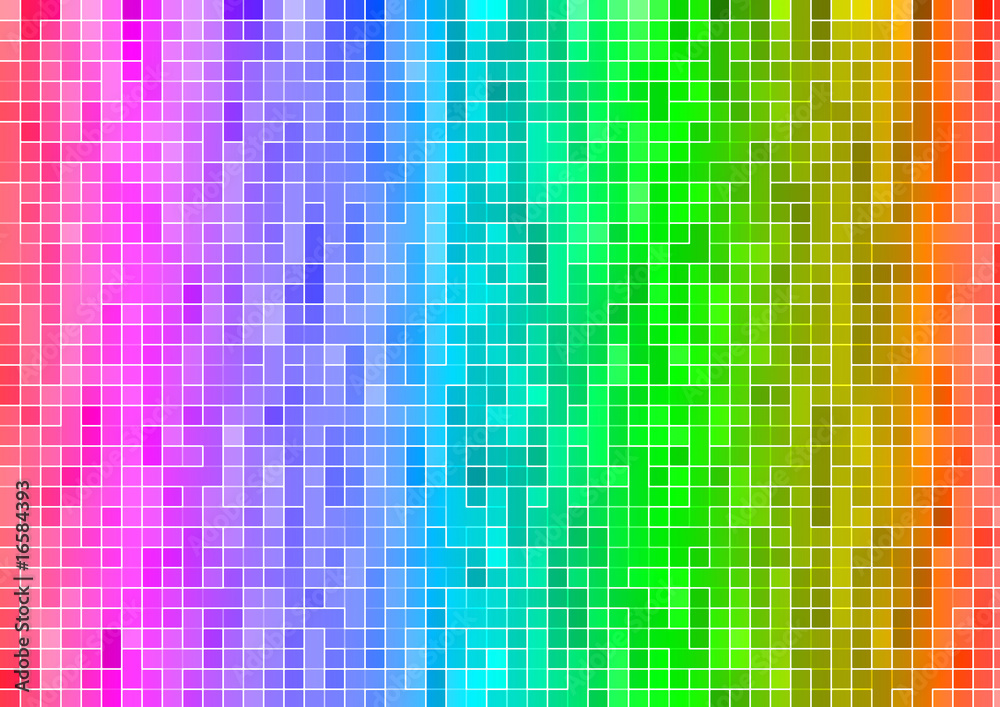 rainbow multicolor abstract pixel wallpaper