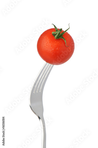 Tomato On Fork