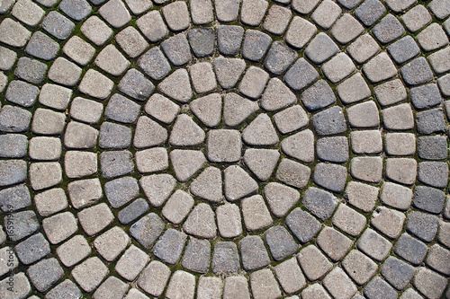 Cobbled pavement background
