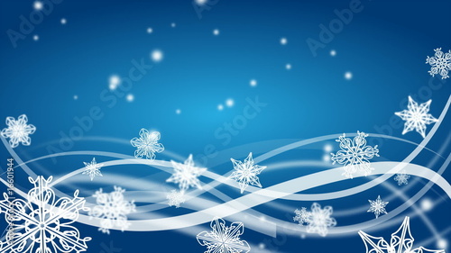 blue christmas/winter video