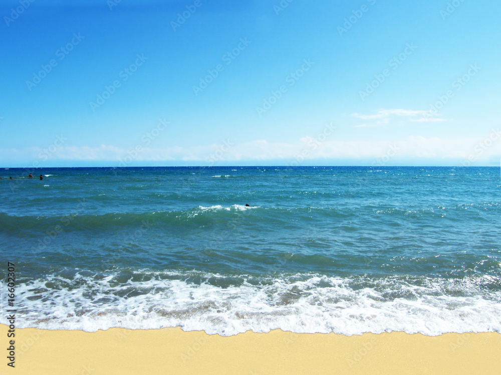 sea water wave and beach sea water wave and beach