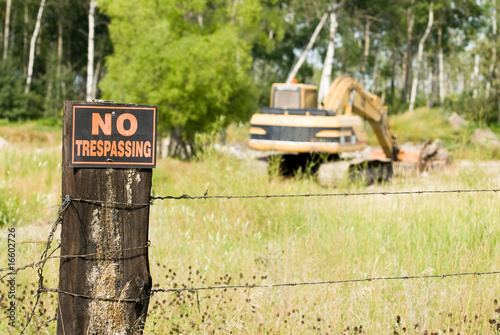 No Trespassing