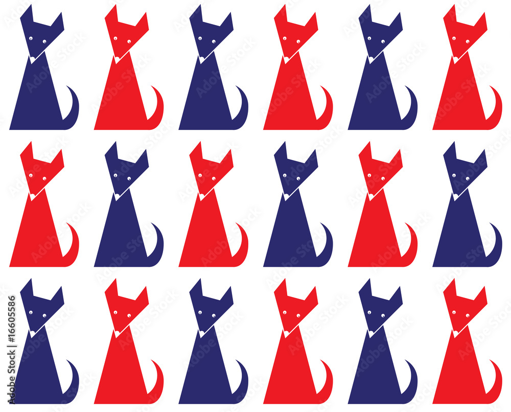 seamless background with stylized animals seamless background with stylized animals