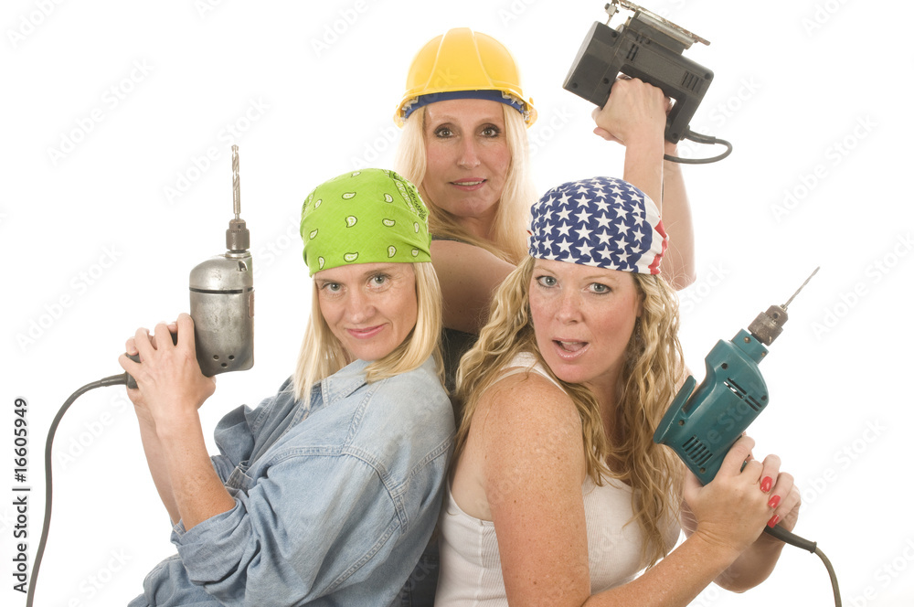 sexy team contractor construction ladies with tools sexy team contractor construction ladies with tools