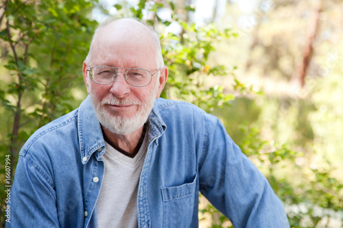 Handsome Senior Man Portrait