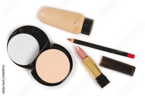 Cosmetics. Clipping path