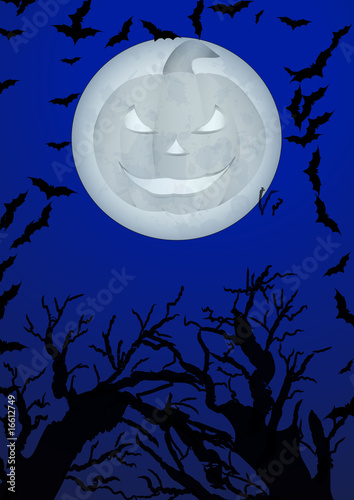 Sfondo notte di Halloween
