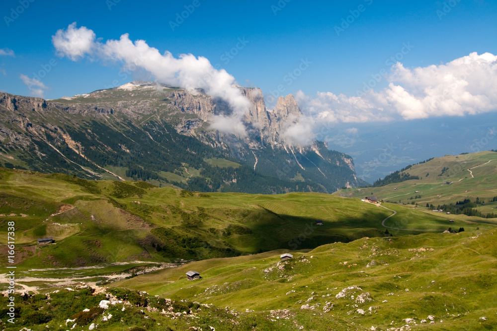 Obraz premium Seiser Alm in Südtirol