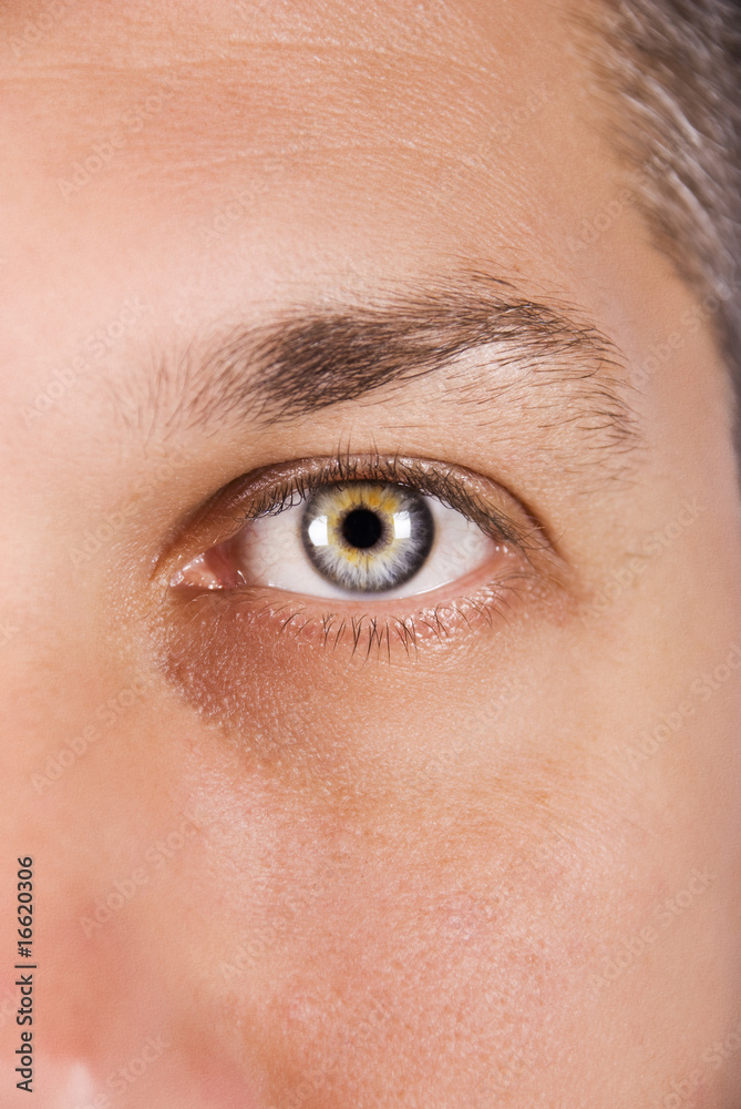 Obraz premium Blue eye man